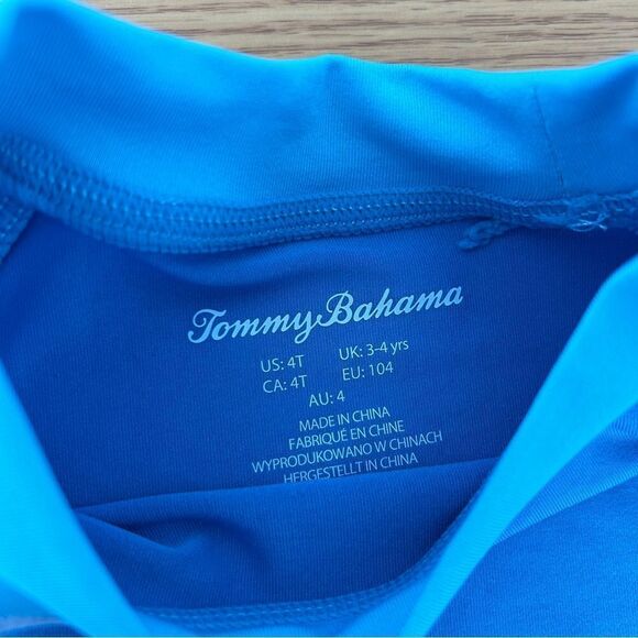 NEW [Tommy Bahama] Kids Rashguard Swim Top - Picture 3 of 4